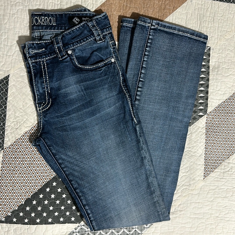 Rock&Roll jeans size 26x34 boyfriend fit